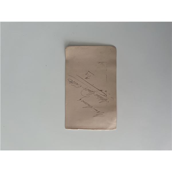 Prima ballerina Adeline Genée original signature