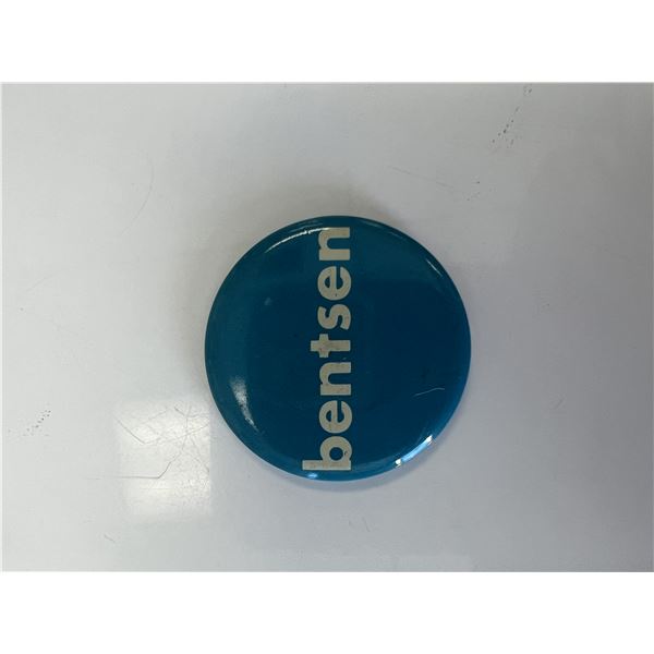 Bentson Presidential campaign pin