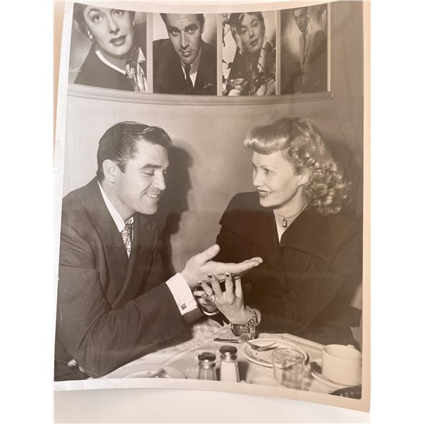 Steve Cochran and May Mann original photo