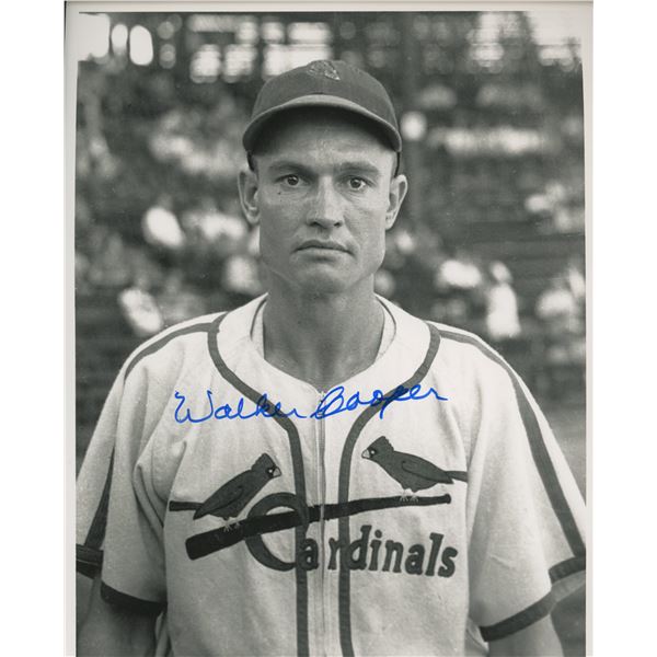 Walker Cooper signed photo