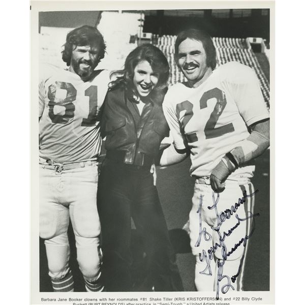 Burt Reynolds signed Semi Tough movie photo