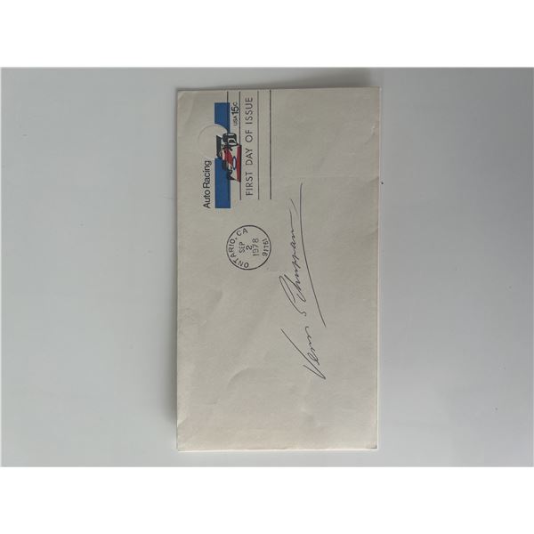 Vern Schuppan signed FDC