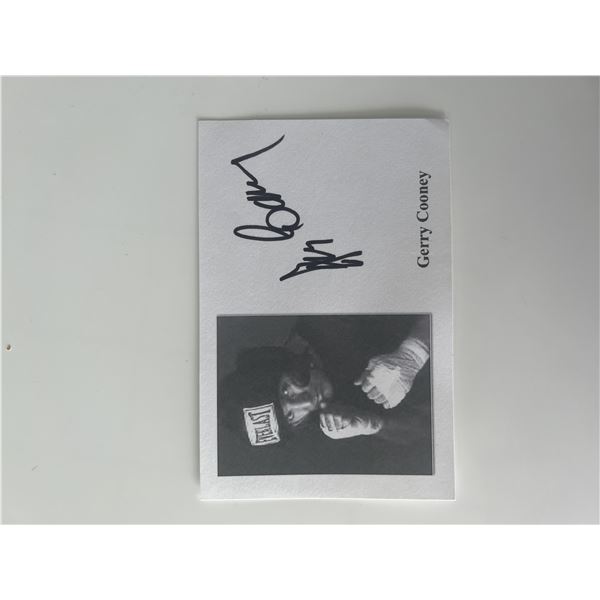 Boxer Gerry Cooney signed photo