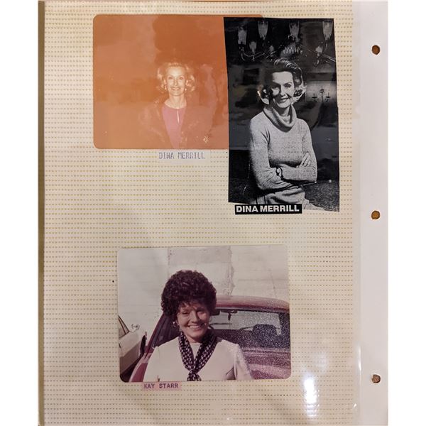 Dina Merrill and Kay Starr Original Photos