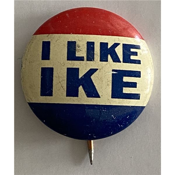 I Like Ike campaign pin
