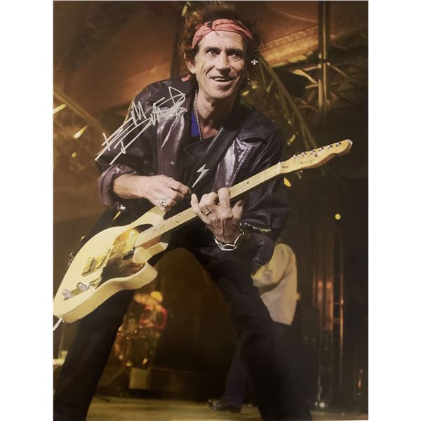 Keith Richards signed photo