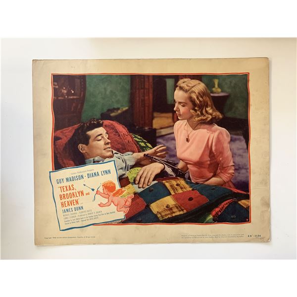 Texas, Brooklyn & Heaven original 1948 vintage lobby card