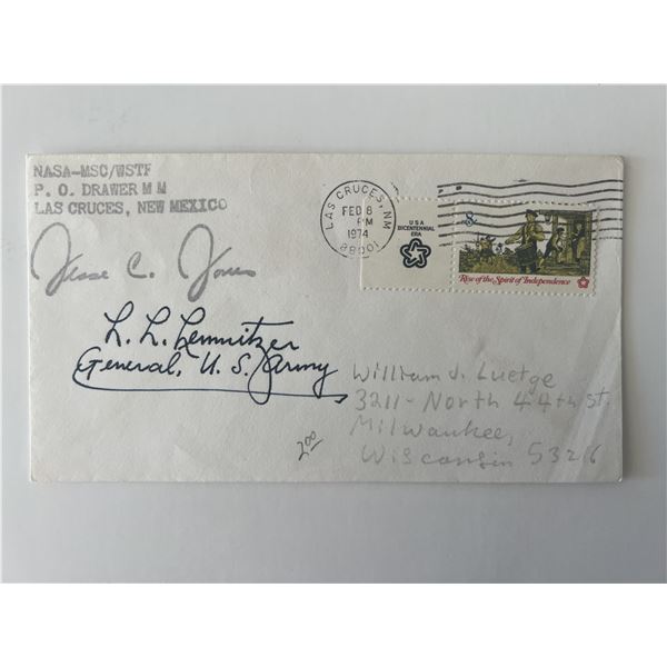 General  L.L Lemnitzer  signed FDC
