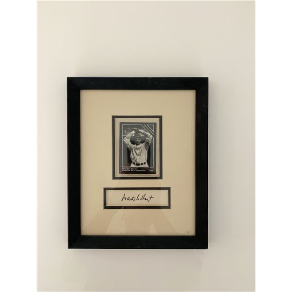 Waite Hoyt original signature collage