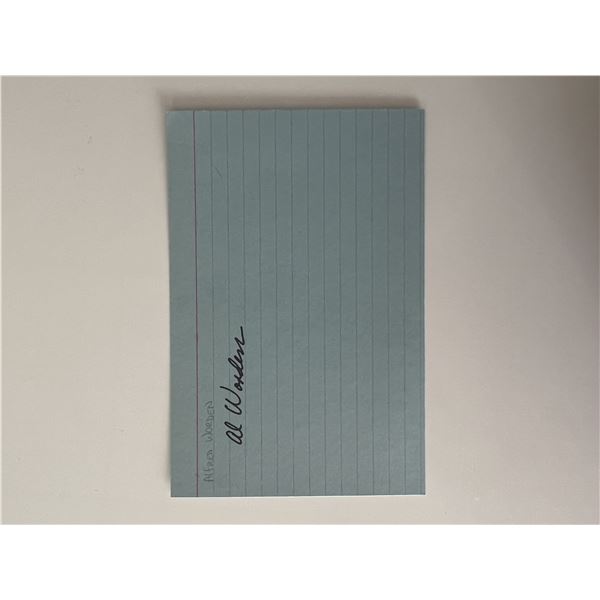 NASA astronaut Alfred Worden original signature
