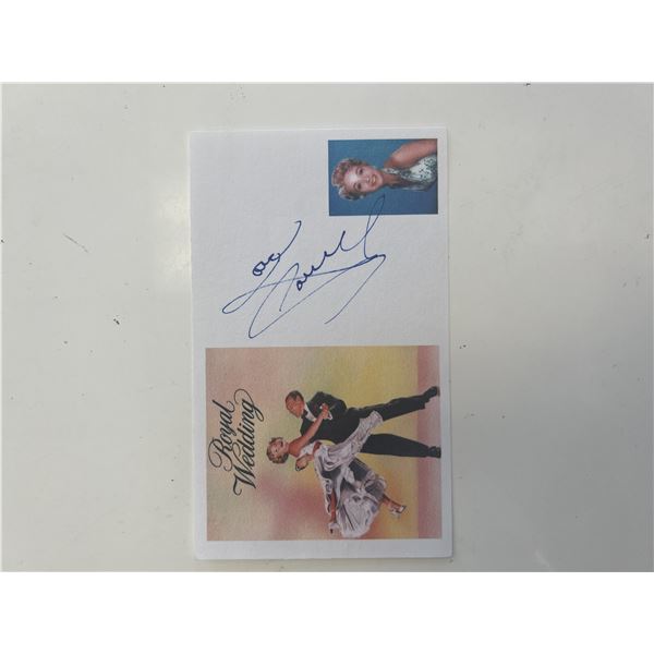 Actress Jane Powell original signature