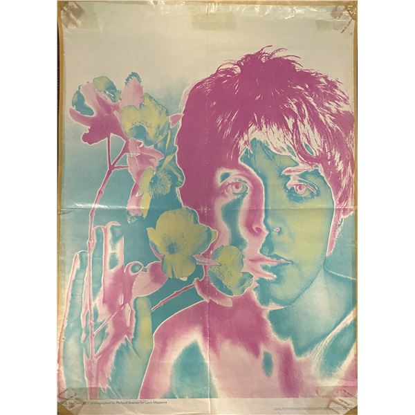 1967 Psychedelic Beatles  insert poster set