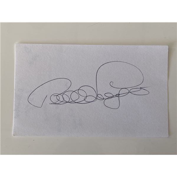 Pro golfer Bernhard Langer original signature