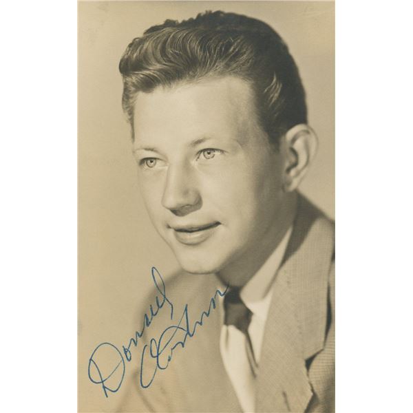 Donald O'Connor signed photo