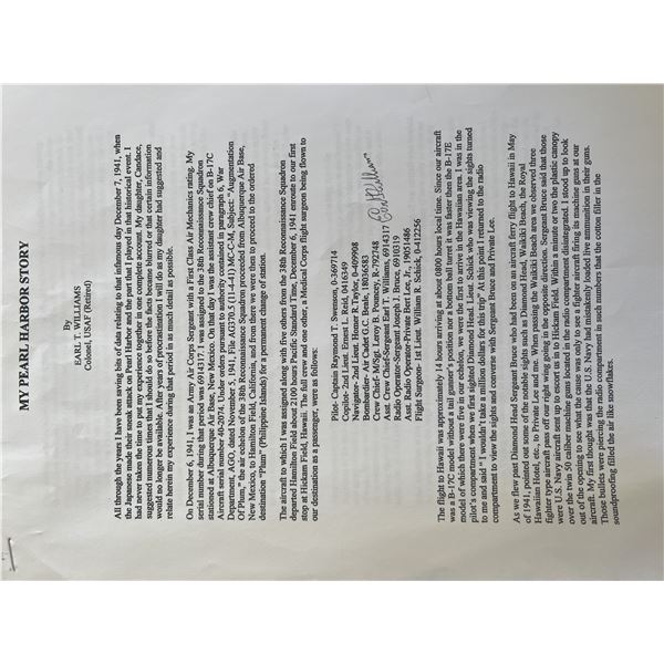 Earl T. Williams signed print