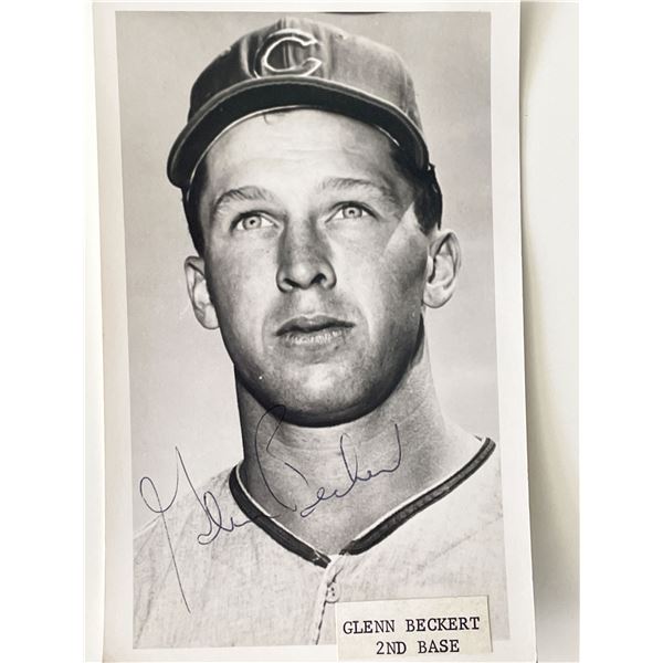 Chicago Cubs Glenn Beckert signed photo