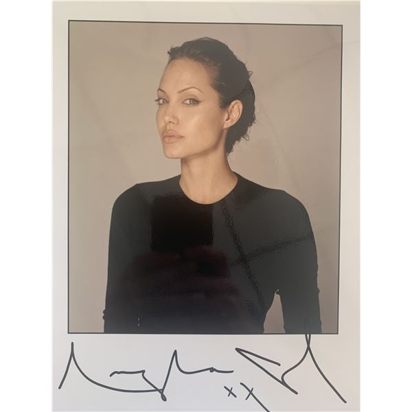 Angelina Jolie signed photo