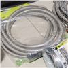 Image 2 : 2 DRYER DUCT FLEXIBLE FOIL HOSES 4x8 AND 2 SETS OF BRAIDED WASHER HOSE SETS