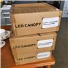 Image 1 : 3 NEW YIGEDA LED 45W CANOPY WALL LIGHTS 5000K