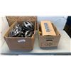 Image 1 : 2 BOXES OF BIKE HELMETS AND TOOLS