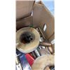Image 8 : 2 BOXES OF BIKE HELMETS AND TOOLS