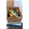 Image 1 : DEWALT 18V CORDLESS TOOLS - CIRCULAR SAW, DRILLS, LIGHT, BATTERIES, CHARGER