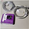 Image 1 : 2 BRAIDED WASHER HOSE SETS AND STEAM DRYER RUBBER HOSE SET