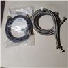 Image 1 : 2 BRAIDED WASHER HOSES WITH STEAM DRYER HOSE KIT AND CONNECTOR
