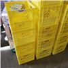 Image 2 : 13 YELLOW MILK CRATES