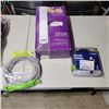 Image 1 : 8 FT SEMI RIDGID DRYER VENT KIT WITH 2 BRAIDED HOSES AND STEAM DRYER HOSE KIT