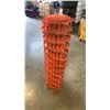 Image 2 : ROLL OF ORANGE MESH FENCING