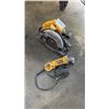 Image 1 : DEWALT CIRCULAR SAW AND ANGLE GRINDER