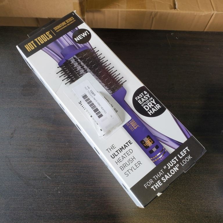 HOT TOOLS ULTIMATE IONIC HEATED BRUSH STYLER TESTED WORKING RETAAIL 94 Hot Tools Ultimate Ionic Heated Brush Styler Tested Working Retaail 94