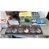Image 1 : BOXED PICNIC CADDY, GLASSES, AND SERVING PIECES