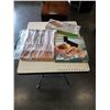 Image 1 : BAMBOO CUTLERY TRAY, KNIFE BLOCK AND CHEESE BOARD
