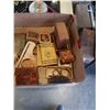 Image 3 : 2 BOXES WOOD BOXES, TINS