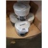 Image 2 : 6 NEW BLACK AND WHITE SETS OF MELAMINE STONES RETAIL $300