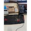Image 3 : LOT OF COMPUTER ITEMS, WIRELESS MOUSE, EXTERNAL HDD, KEYBOARD AND MORE