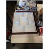 Image 2 : POTTERY BARN SERVING TRAY, BLUE AND WHITE VASES, DECORATIONS, TEAPOT, THEMROS