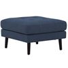 Image 2 : SOFI SOFA CHAIR AND OTTOMAN DARK NAVY - RETAIL $849