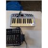 Image 3 : PYLE PEXM810 8 CHANNEL AUDIO MIXER AND M-AUDIO KEYBOARD