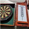 Image 2 : CASED DARTBOARD WITH SCOREBOARDS