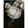 Image 2 : ROYAL ALBERT BONE CHINA JUBILEE ROSE 5 PLACE SETTING - INCLUDES CUPS AND SAUCERS, PLATES AND BOWLS