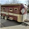 Image 8 : 1974 MERHOW ALUMINUM HORSE TRAILER W/ REGISTRATION, TOWS WELL, GOOD TIRES, HAS PASS THROUGH SADDLE R