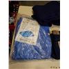 Image 2 : NEW OLD STOCK GREAT WESTERN GARMENT COMPANY 32 X 30 JEANS, 2 PAIRS SIZE 40 COVERALLS AND TARP