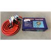 Image 1 : NEW OLD STOCK BATTERY TESTER AND JUMPER CABLES