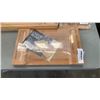 Image 2 : BAMBOO CUTLERY TRAY, CHEESE BOARD, AND 3 PC CUTTING BOARD SET