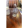 Image 2 : PURPLE GLASS BASKET AND VASE