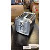Image 1 : BLACK AND DECKER STAINLESS 2 SLICE TOASTER - TESTED WORKING - RETAIL $49