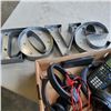 Image 3 : ILLUMINATED LOVE SIGN, SCIENTIFIC CALCULATORS AND HEADPHONES